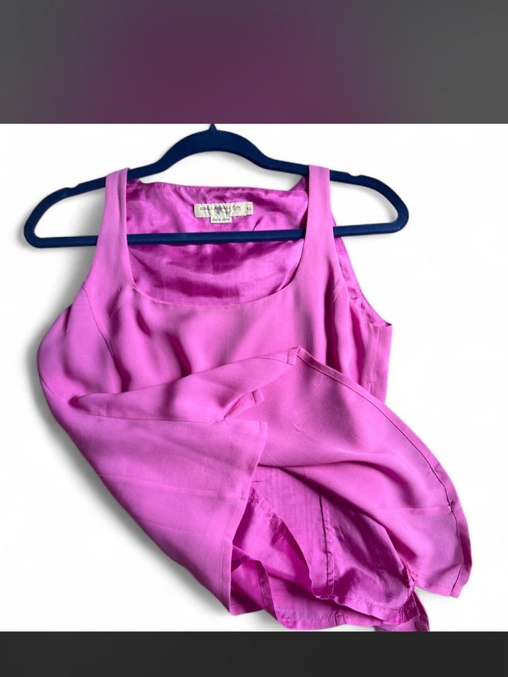 Silk Blunauta Sleeveless Tank Top